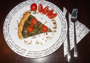 Tarta ze szpinakiem - Szymon Ciarkowski